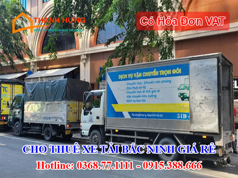 Cho Thuê Xe Tải Bắc Ninh Giá Rẻ