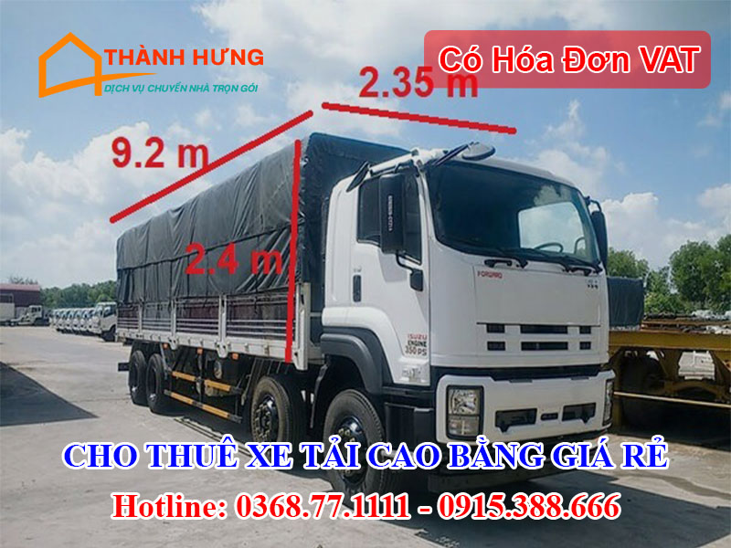 Cho Thuê Xe Tải Cao Bằng Giá Rẻ