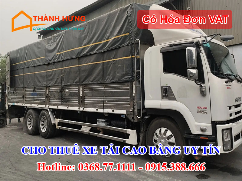 Cho Thuê Xe Tải Cao Bằng Uy Tín