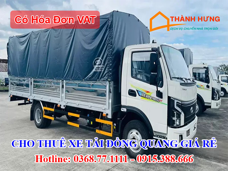 Cho Thuê Xe Tải Đồng Quang Giá Rẻ