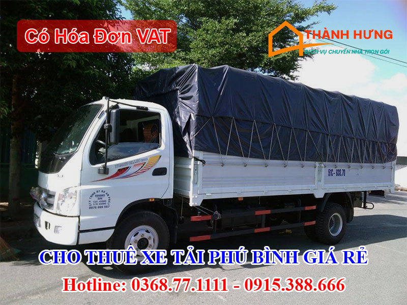 Cho Thuê Xe Tải Phú Bình Giá Rẻ