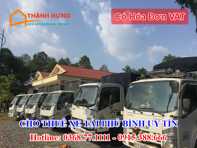 Cho Thuê Xe Tải Phú Bình Uy Tín
