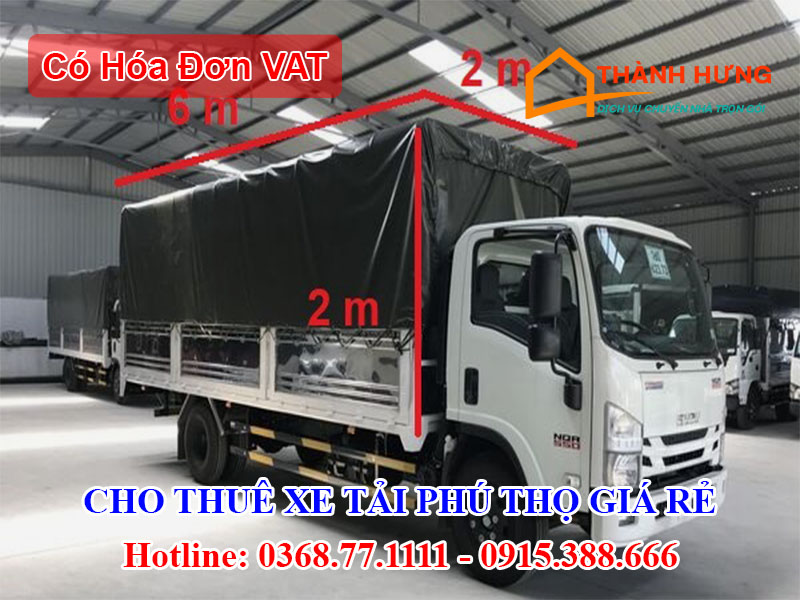 Cho Thuê Xe Tải Phú Thọ Giá Rẻ
