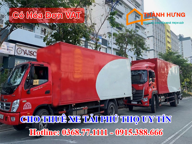 Cho Thuê Xe Tải Phú Thọ Uy Tín