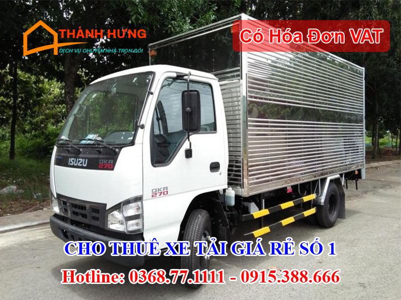 Cho Thuê Xe Tải Quang Trung Giá Rẻ Số 1