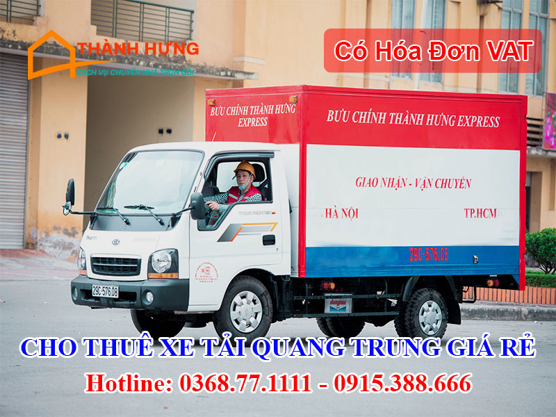Cho Thuê Xe Tải Quang Trung Giá Rẻ