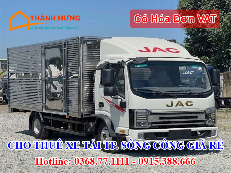 Cho Thuê Xe Tải Thành Phố Sông Công Giá Rẻ