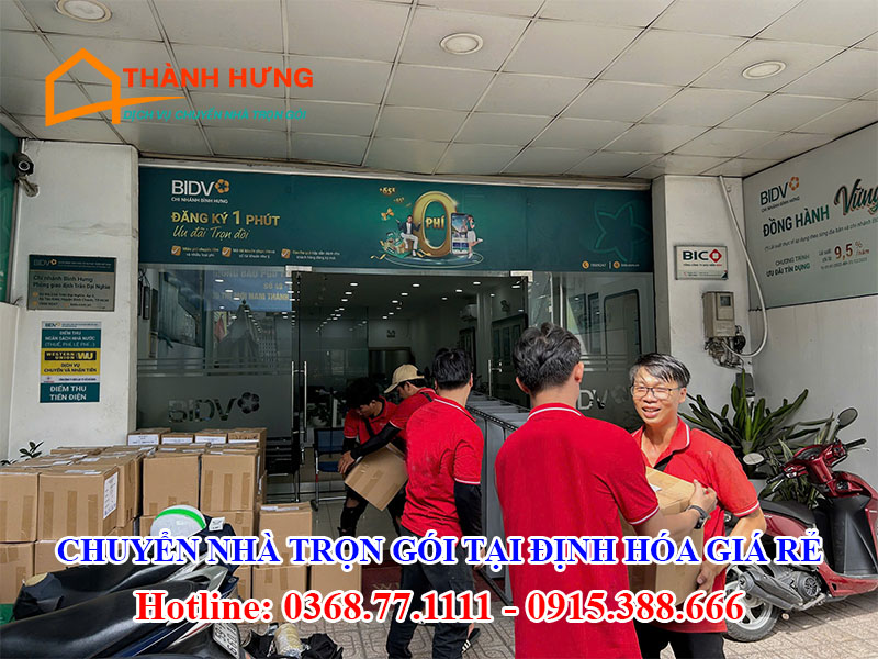 Chuyển Nhà Trọn Gói Tại Định Hóa Giá Rẻ