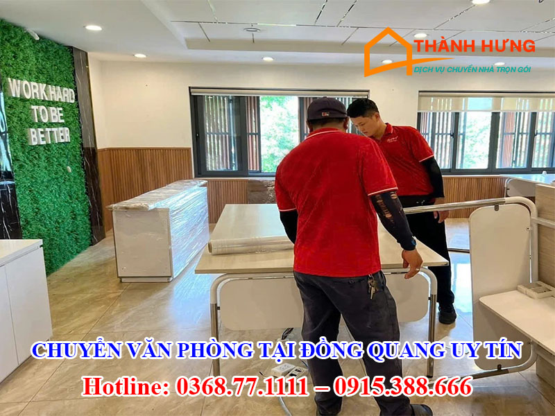 Chuyển Nhà Văn Phòng Tại Đồng Quang Uy Tín