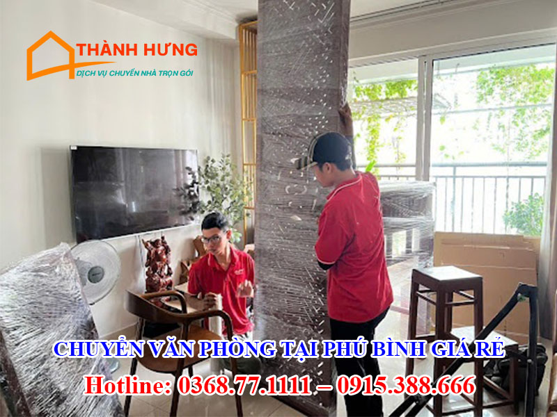 Chuyển Văn Phòng Tại Phú Bình Giá Rẻ