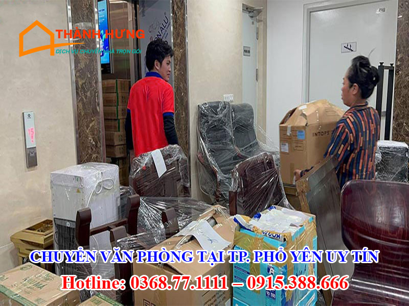 Chuyển Văn Phòng Tại Thành Phố Phổ Yên Uy Tín