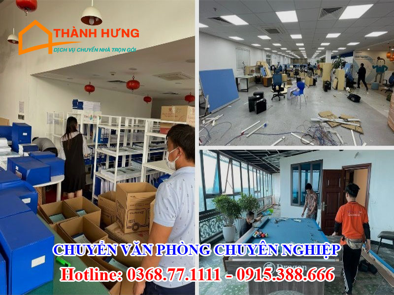 Chuyển Văn Phòng Tại Thành Phố Sông Công Chuyên Nghiệp