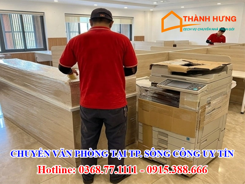 Chuyển Văn Phòng Tại Thành Phố Sông Công Uy Tín