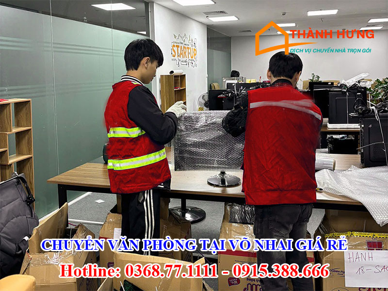 Chuyển Văn Phòng Tại Võ Nhai Giá Rẻ