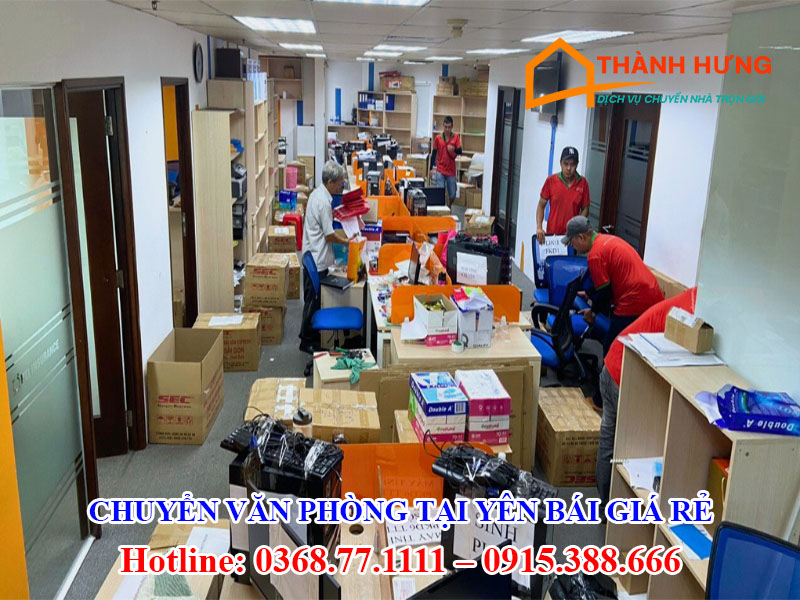 Chuyển Văn Phòng Tại Yên Bái Giá Rẻ